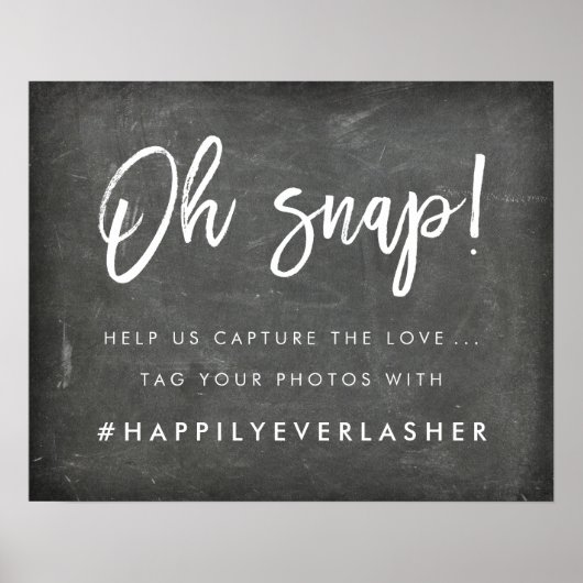 オスナップ |カルクボー結婚ドのハッシュタグ ポスター (正面)