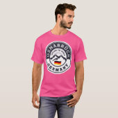 オスナブルクドイツ黒白クレスト Tシャツ (正面フル)