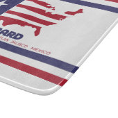 オスナード国旗（カリフォルニア） カッティングボード (角)