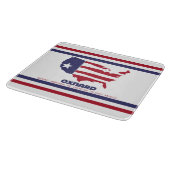 オスナード国旗（カリフォルニア） カッティングボード (角)