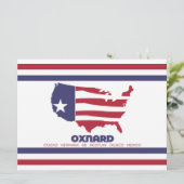 オスナード国旗（カリフォルニア） カード (スタンド正面)