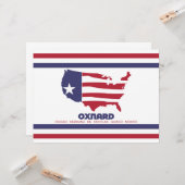 オスナード国旗（カリフォルニア） カード (正面/裏面インサイチュ)