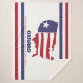 オスナード国旗（カリフォルニア） シェルパブランケット (正面)