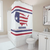 オスナード国旗（カリフォルニア） シャワーカーテン (インサイチュ)
