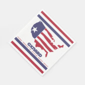 オスナード国旗（カリフォルニア） スタンダードランチョンナプキン (角)