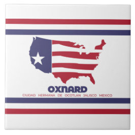 オスナード国旗（カリフォルニア） タイル