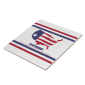 オスナード国旗(カリフォルニア) タイル (側面)