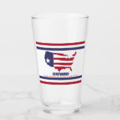 オスナード国旗（カリフォルニア） タンブラーグラス (正面)