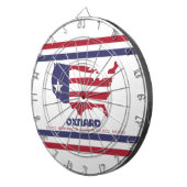 オスナード国旗（カリフォルニア） ダーツボード (正面右)