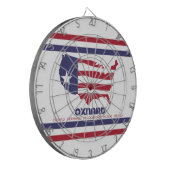 オスナード国旗（カリフォルニア） ダーツボード (正面左)