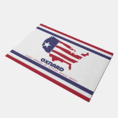 オスナード国旗（カリフォルニア） ドアマット (アングル)