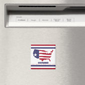 オスナード国旗（カリフォルニア） マグネット (インサイチュ (食洗機))