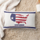 オスナード国旗（カリフォルニア） ランバークッション (ブランケット)