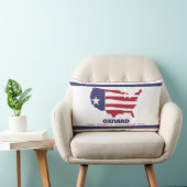 オスナード国旗（カリフォルニア） ランバークッション (椅子)