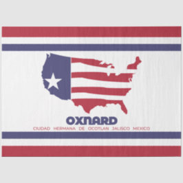 オスナード国旗（カリフォルニア） 薄葉紙