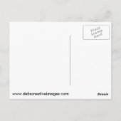 オスプレイが赤い翼を持つブラックバードに追いかけられた ポストカード (裏面)