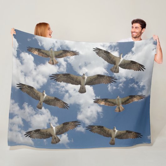 オスプレイの空パレード フリースブランケット (インサイチュ)