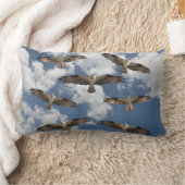 オスプレイの空パレード ランバークッション (ブランケット)