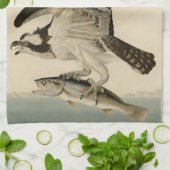 オスプレイの魚のタカ キッチンタオル (折り畳み)