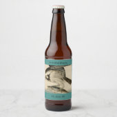 オスプレイの魚のタカ ビールラベル (正面)