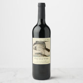 オスプレイの魚のタカ ワインラベル (正面)