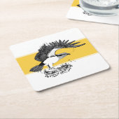 オスプレイイラストレーション スクエアペーパーコースター (アングル)