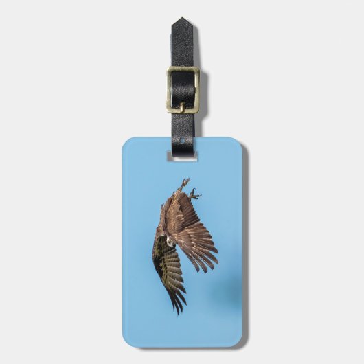 オスプレイ飛行中のハネムーンアイランド州パーク ラゲッジタグ (正面縦)