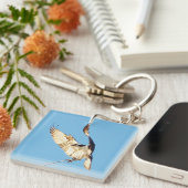 オスプレイ鳥アクリル飛んでいるキーチェーン キーホルダー (正面右)