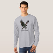 オスプレイ・ホーク・ロングTシャツ Tシャツ (正面フル)