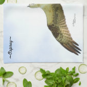 オスプレー飛んでいるバードキッチンタオル キッチンタオル (折り畳み)