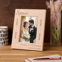 オスページ ペアソナライズ レーザー彫刻フレーム