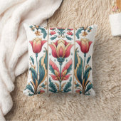 オスマンエレガントフローラ装飾用クッション クッション (ブランケット)