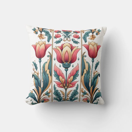 オスマンエレガントフローラ装飾用クッション クッション (正面)