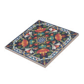 オスマンフローラ曼荼羅陶磁器タイル タイル (側面)