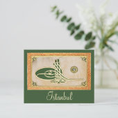 オスマン帝国のスルタン・トゥグラの葉書 ポストカード (スタンド正面)