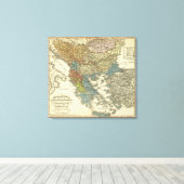 オスマン帝国の民族地図 キャンバスプリント (インサイチュ (ウッドフロア))