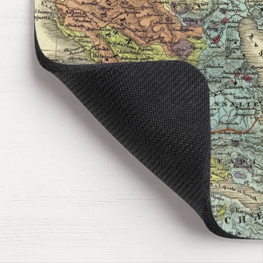 オスマン帝国の民族地図 マウスパッド (コーナー)