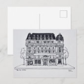 オスマン様式の建築 | パリ、ルーブル通り ポストカード (正面/裏面)