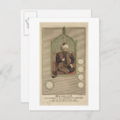 オスマン1世（1259年～1326年）オスマン帝国の創始者 ポストカード (正面/裏面)