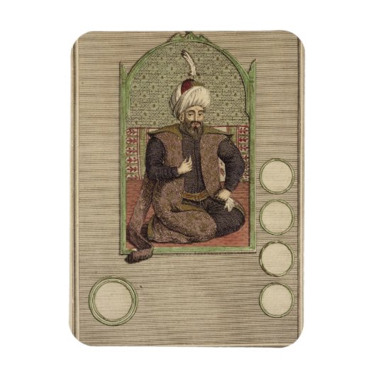 オスマン1世（1259年～1326年）オスマン帝国の創始者 マグネット (縦)