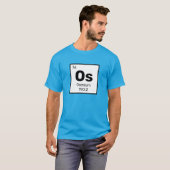 オスミウム/周期表 – OsエレメントTシャツ Tシャツ (正面フル)