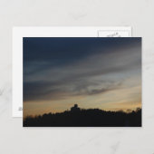 オスロの夕日 ポストカード (正面/裏面)