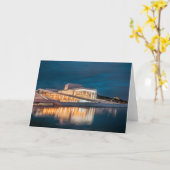 オスロオペラハウス カード (黄色い花)