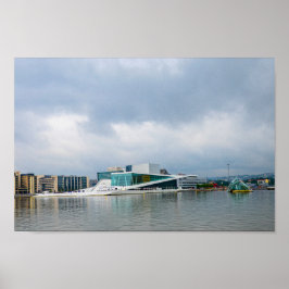 オスロオペラハウス，ノルウェー ポスター