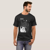 オスロクラシックノルウェー市地図グラフィック Tシャツ (正面フル)
