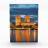 オスロシティホールノルウェー フォトブロック (正面)