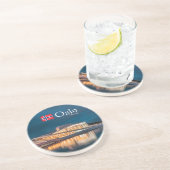 オスロノルウェーお土産 コースター (側面)