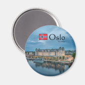 オスロノルウェーお土産 マグネット (正面/裏面)