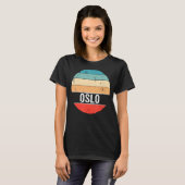 オスロノルウェーシティトリップ Tシャツ (正面フル)