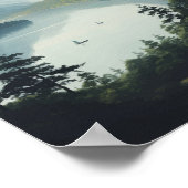 オスロノルウェートラベルアートヴィンテージ ポスター (角)